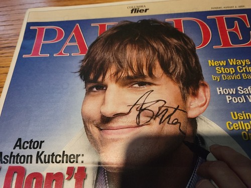 Brad Pitt Ashton Kutcher Johnny Depp P. Cole S. Ward Parade Sunday News Magazine - Picture 3 of 13