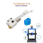 Do artylerii Sidewinder X1/X2 Genius Hotend Kit pełny montaż + mosiężna dysza