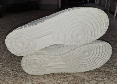 Nike Air Force 1 One Low Lux Size 9 Made in Italy Woven Leather Rare - Picture 6 of 7