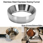 51/54/58mm Coffee Grinder Dosing Funnel Portafilter Espresso Ring Machines Bowl
