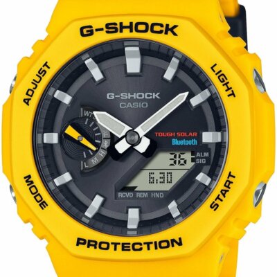 CASIO GA-B2100C-9AJF Watch G-SHOCK Bluetooth Solar Men's Yellow