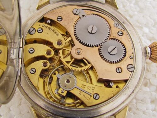 Longines Laco Aviator Luftwaffe Pilots WWII Vintage 1939-1945 Swiss Silver Watch - Picture 12 of 13