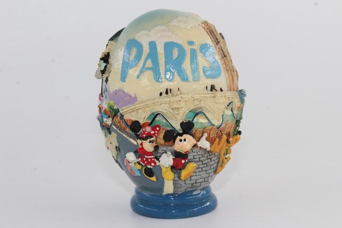 WALT DISNEY DISNEYLAND PARIS EGG HUEVO TORRE EIFFEL MICKEY GOOFY DONALD PLUTO - Imagen 1 de 5
