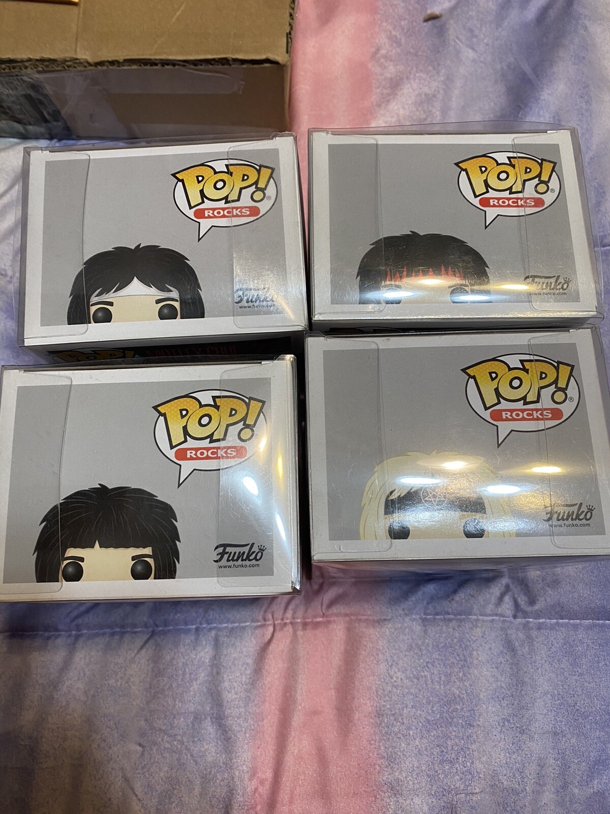 Funko Pop Rocks Motley Crue Nikki Sixx Vince Neil Mars Lee Vaulted