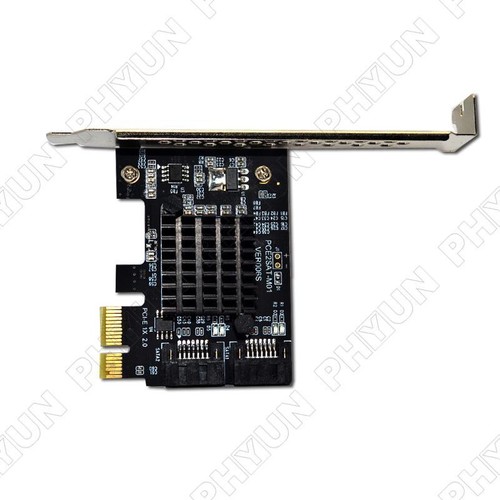 1x PCIE to 6Gbps SATA 2-Port SATA 3.0 PCI-Express Expansion Card Board Adapter - Picture 5 of 7