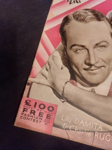 Vintage PICTUREGOER Magazine 2 JULY 1932 Lily Damita Charlie Ruggles JamesCagney - Imagen 2 de 12