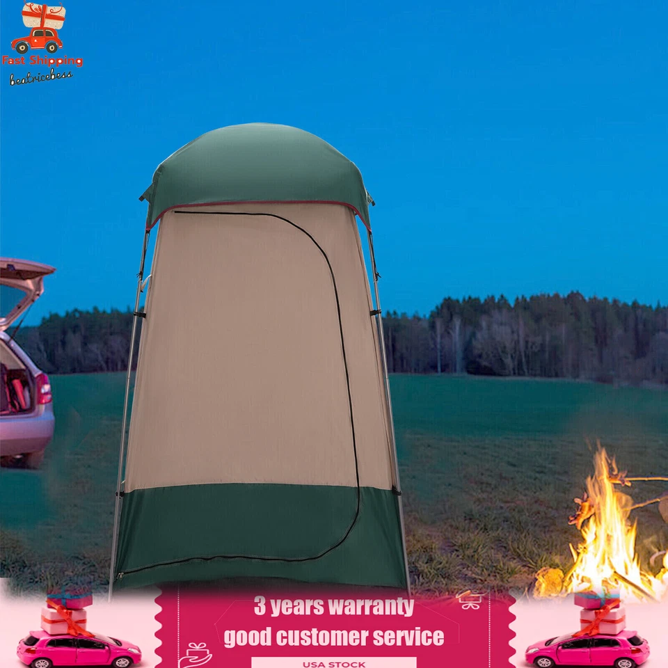 Shower Tent, Outdoor Camping Privacy Shelter, Portable Toilet Tent for Hiking