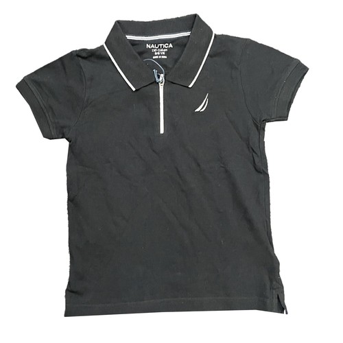 *Nautica Jungen Polo - schwarz - UK 5-6 UVP 30£ - Bild 1 von 2