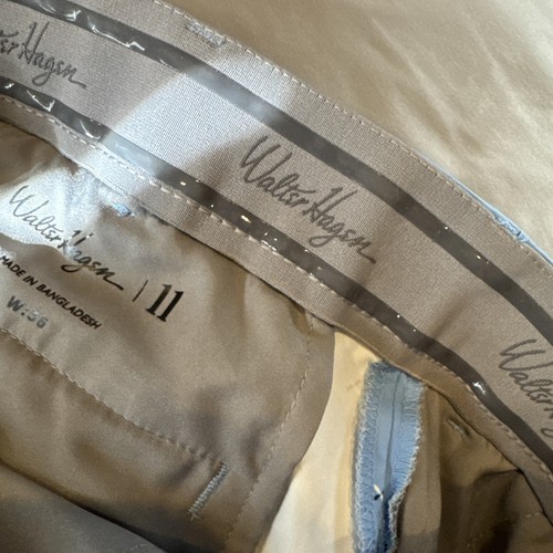 Walter Hagen 11 men’s 36W golf shorts blue $65 gripper stretch waist EUC - Picture 8 of 9
