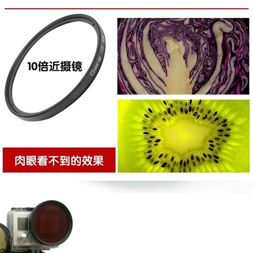 43mm Macro Close-Up+10 Lens Filter fr DSLR SLR Digital Camera Canon Nikon Pentax - Picture 3 of 5