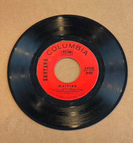 SANTANA EVIL WAYS/WAITING COLUMBIA 45 45069 - Picture 2 of 2