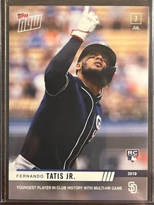 2019 Topps Now #488 Fernando Tatis Jr. San Diego Padres RC