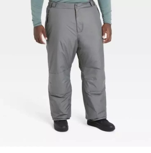 All In Motion Men's Snow Pants Fit Full Water-Repellent Pants Cold-Weather - Picture 14 of 15