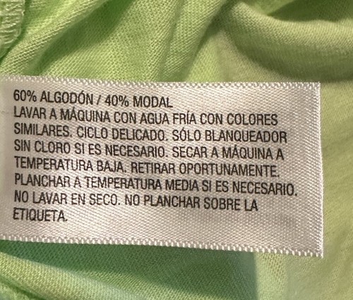 A New Day Women's Medium T-Shirt, Extended Shoulder Short Sleeved, Lime Green - Picture 6 of 9