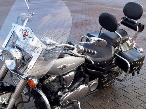 Posteriore Crash Barre per Kawasaki VN900 Vulcan,Cromo Protezioni,Bisaccia - Picture 2 of 11