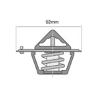 TRIDON Std Thermostat For Toyota Crown MS123 10/83-11/85 2.8L 5M-E