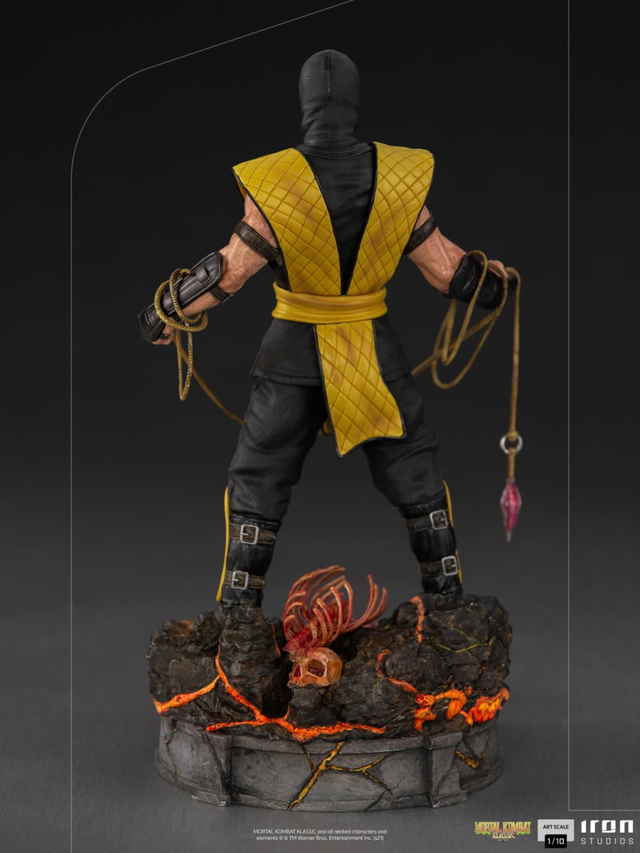 アイアントイズ　Mortalkombatスコーピオン Iron Studios Mortal Kombat The Scorpion Action Figure for sale