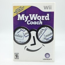 My Word Coach (Nintendo Wii) Complete CIB W/ MANAUL **TESTED**