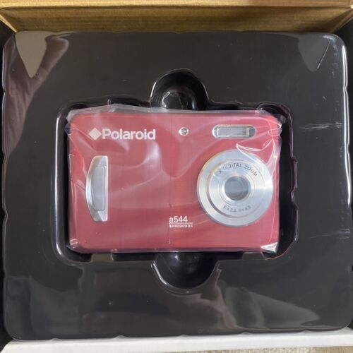 Polaroid A544 5.0MP Digital Camera Red Brand New Open Box Rare Unused - Picture 4 of 5
