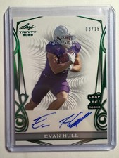 K322,497 - 2023 Leaf Trinity Emerald Spectrum #BAEH3 Evan Hull #/15 Auto