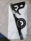 L.S. Starrett No. 12 Drafting Inspection Angle Rule Protractor Head Athol Mass.