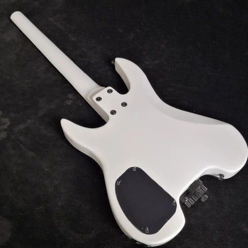 Hand Painted Lion White Headless Electric Guitar,Vibrato Bridge&percussion Stick - Picture 6 of 12
