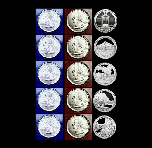 2010 2011 2012 P+D+S America the Beautiful National Park Quarter Mint Proof Set - Picture 4 of 4
