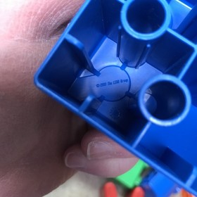 Lego Duplo Quatro 5357 Bucket - Large Chunky Bricks Compete W/Container Tub