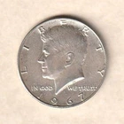 United States 1967 - Kennedy Half Dollar Coin - 40% Silver