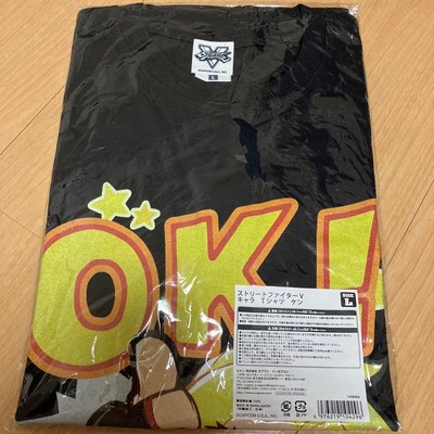 E-Capcom Original Street Fighter V Character T-shirt Ken L Size