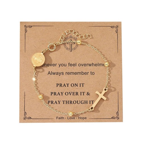 Christliche Geschenke für Frauen, Beste Freundin Religiöse Geschenke für Frauen Schmuck Kreuz B - Bild 1 von 7