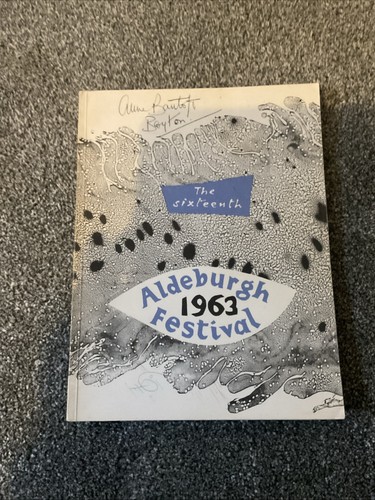 Collection Of Aldeburgh Festival Programmes PB 1955 1956 1960 1962-1965 - Foto 4 di 24