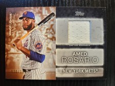 2020 Topps Amed Rosario Major League Material Black /199 #MLM-ARO Mets