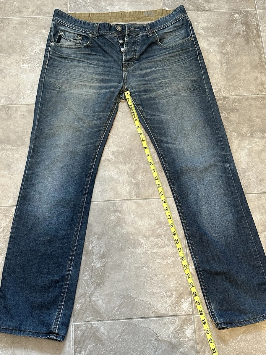 Armani Exchange Regular Size Mid (10-12 in) Rise Jeans for Men for