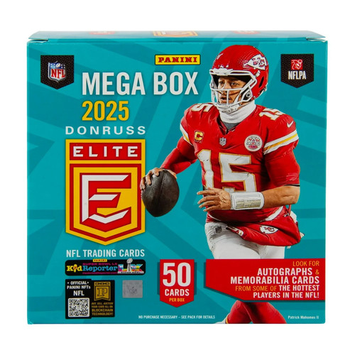 2025 Panini Donruss Elite Football NFL Trading Cards Mega Box - 50 Cards 🔥 - Picture 2 of 15