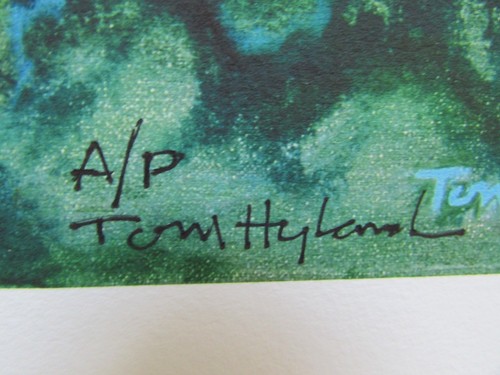 Stampa Thomas Hyland Santa Fe New Mexico "SPOOOKED" JackRabbit Giclée prova d'artista - Foto 6 di 11