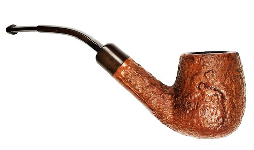 Charatan Relief Grain (Tan) Imperial 1211DC Lane Era Smoking Pipe with Stamp. - Picture 2 of 18