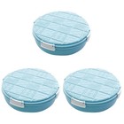  3 stücke Runde Obst Platte Snack Frucht Fach Muttern Süßigkeitensiegel