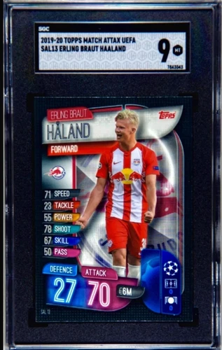 SGC 9 RC Erling Haaland 2019-20 Topps Match Attax UEFA Extra Rookie FC Salzburg