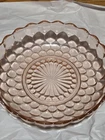 Vintage Anchor Hocking Pink Depression Bubble Serving Bowl Dish 8 1/2"