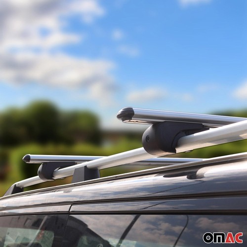 For 2009-2013 Subaru Forester Lockable Roof Rack Cross Bars Luggage Carrier Gray - Picture 10 of 12