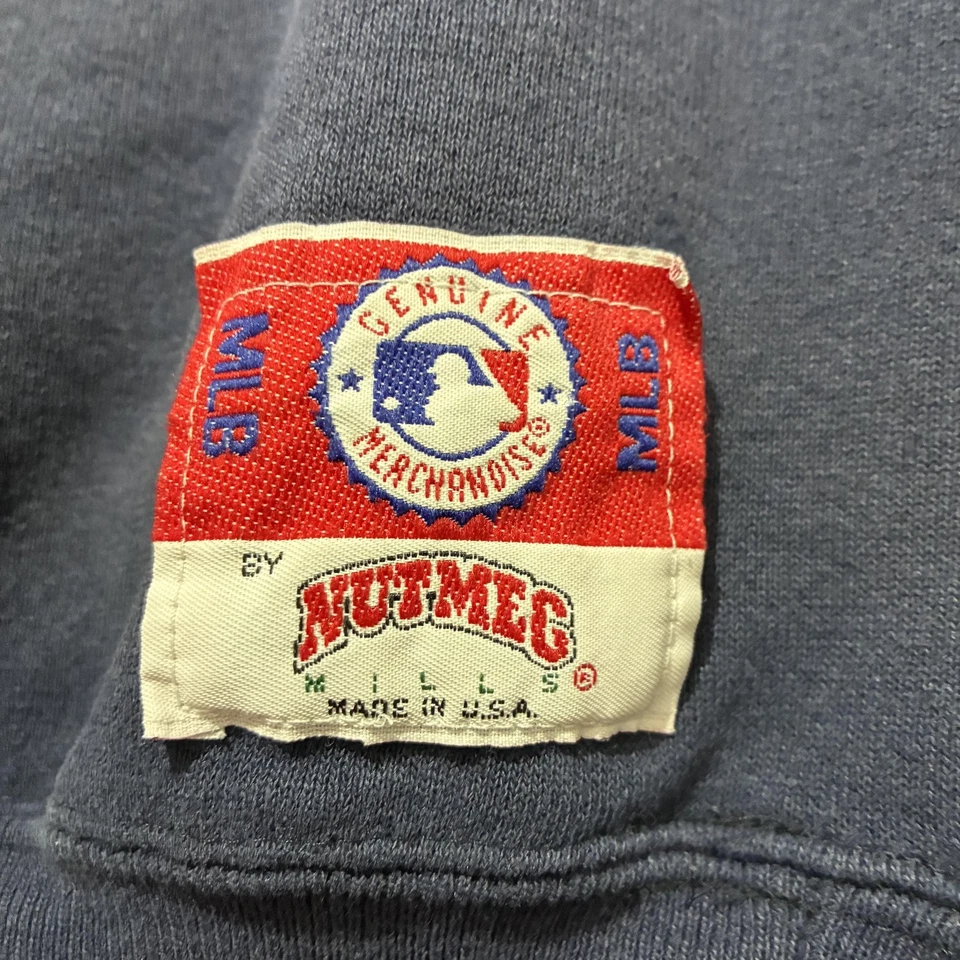 复古亚特兰大勇士队毛衣男式 XL 美国美国职棒大联盟棒球圆领 90 年代 — 第 3/4 张图片