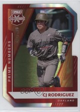 2021 Panini Elite Extra Edition Prime Numbers A Die-Cut /100 CJ Rodriguez 07rd
