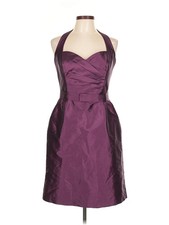 Alfred Sung Women Purple Cocktail Dress 12