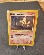 Blaine's Moltres 1/132 Gym Heroes Rare #1 Pokemon Holo WoTC Wizards Vintage TCG on eBay