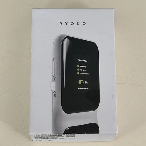 New Ryoko 4G LTE WiFi Hotspot Router Black Portable BRAND NEW OPEN IN BOX image 5