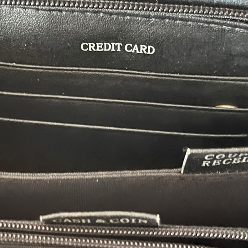 Rosetti Damen Geldbörse schwarz Crossbody 3 Taschen Portemonnaie/Geldbörse Kombi verstellbarer Riemen - Bild 10 von 15