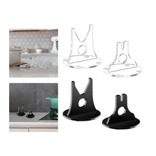 Collections Stand Home Decor Easy Assembly Tabletop Showcase Sturdy Acrylic