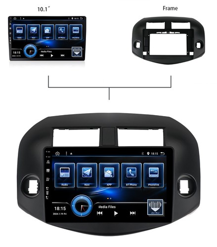 Android 14 Car Stereo Radio For Toyota RAV4 Rav 4 2005-2013 DAB+/CarPlay 2G+32GB - Picture 19 of 22