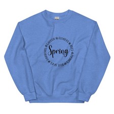 Spring Women's Crew Neck Sweatshirt
